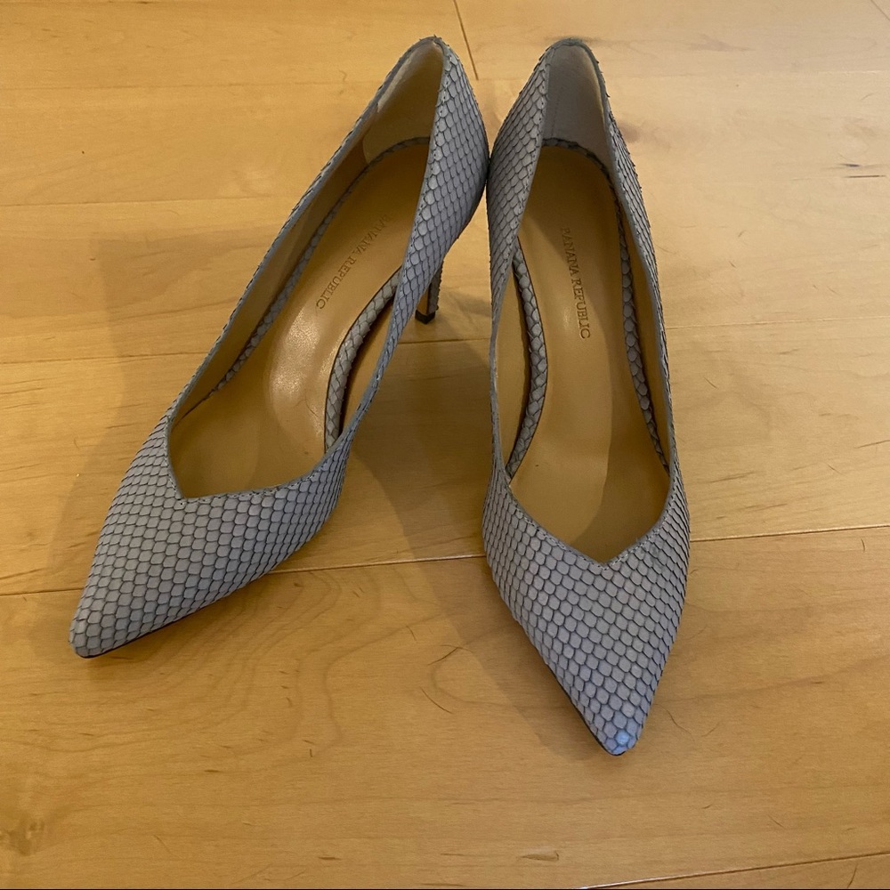 Banana Republic Snakeskin Heels
